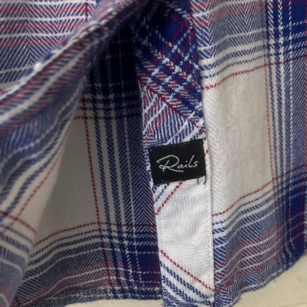 Rails Hunter Long Sleeve Button Front Soft Classi… - image 5